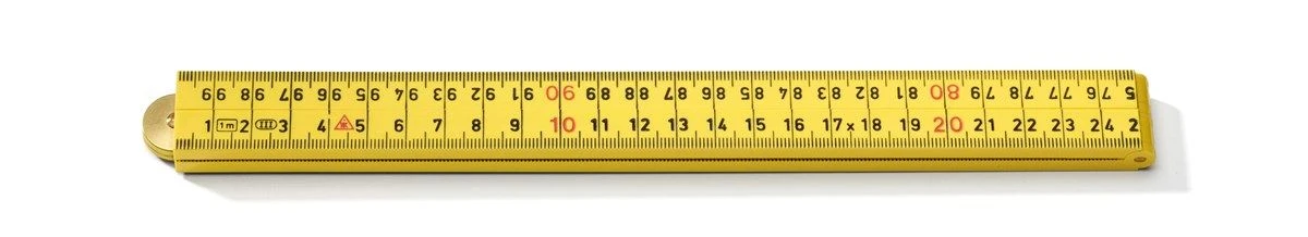 Hultafors G59-1-4-12 Timmermansduimstok - ABS - Geel - 1m - 200904