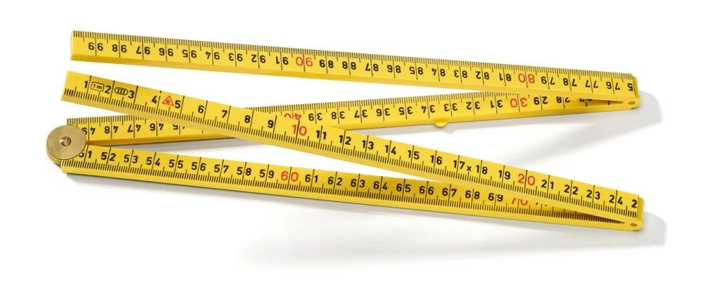 Hultafors G59-1-4-12 Timmermansduimstok - ABS - Geel - 1m - 200904 - Afbeelding 2